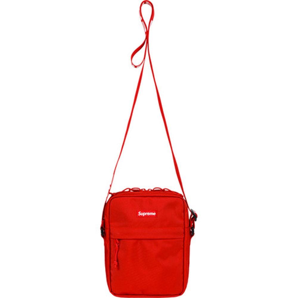 Supreme Shoulder Bag (SS18) Red — Side View