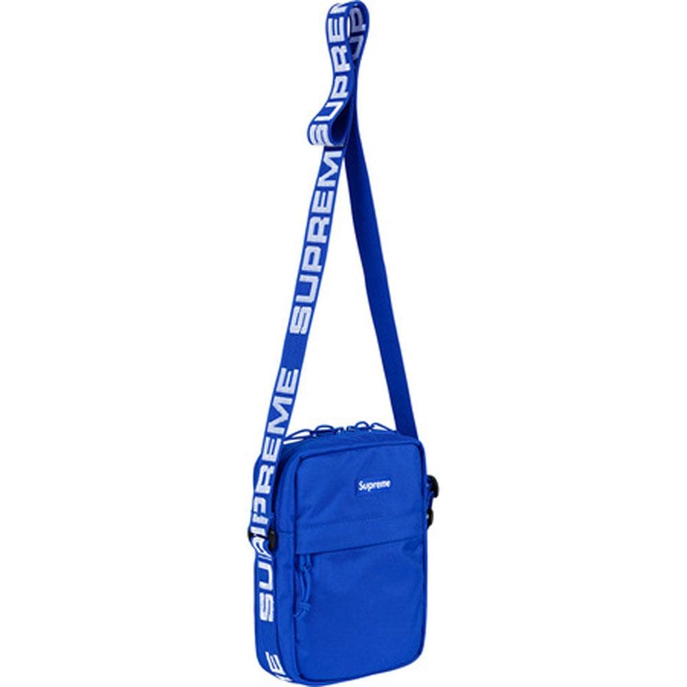 Supreme Shoulder Bag (SS18) Royal — Front View