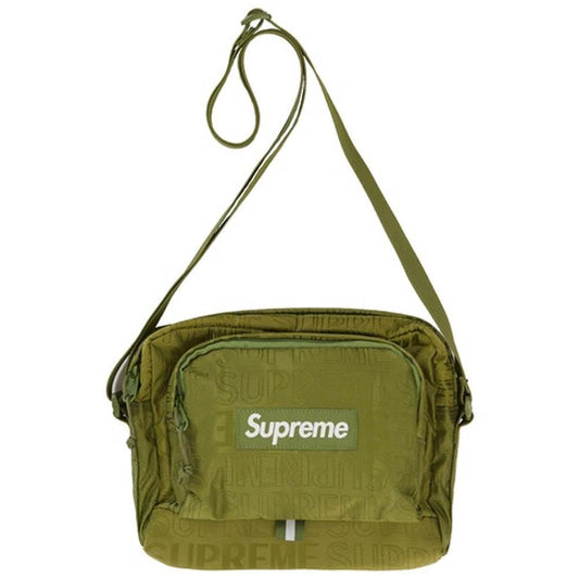 Supreme Shoulder Bag (SS19) Olive — Front View