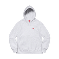 Supreme Small Box Hooded Sweatshirt Ash Grey — XXS — Front View
