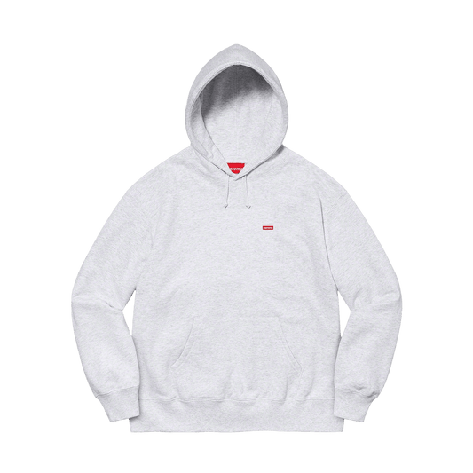Supreme Small Box Hooded Sweatshirt Ash Grey — XXS — Front View