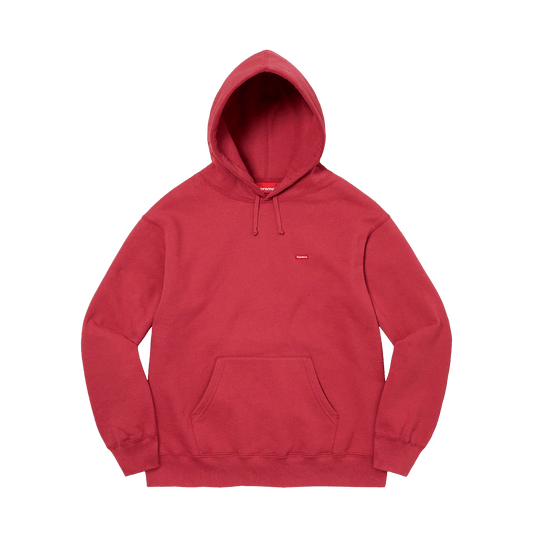 Supreme Small Box Hooded Sweatshirt Dark Red — XXS — Front View