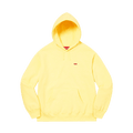 Supreme Small Box Hooded Sweatshirt Light Yellow — XXS — Front View