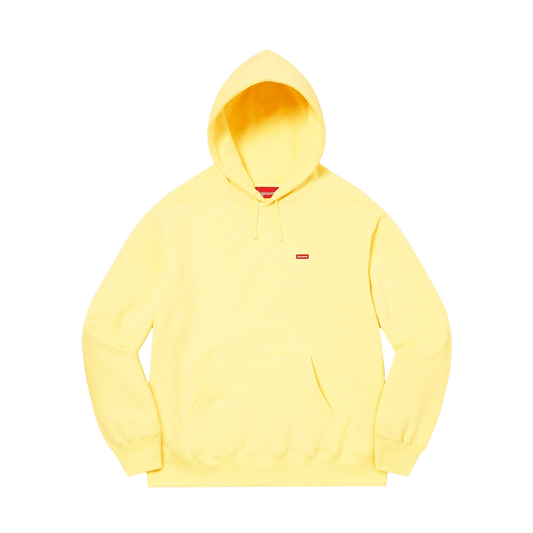 Supreme Small Box Hooded Sweatshirt Light Yellow — XXS — Front View