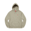 Supreme Small Box Hooded Sweatshirt Olive — XXS — Front View