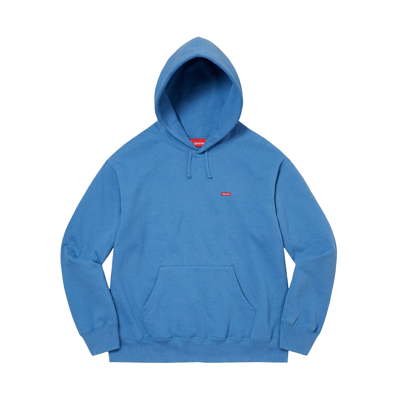 Supreme Small Box Hooded Sweatshirt Pale Royal — XXS — Front View