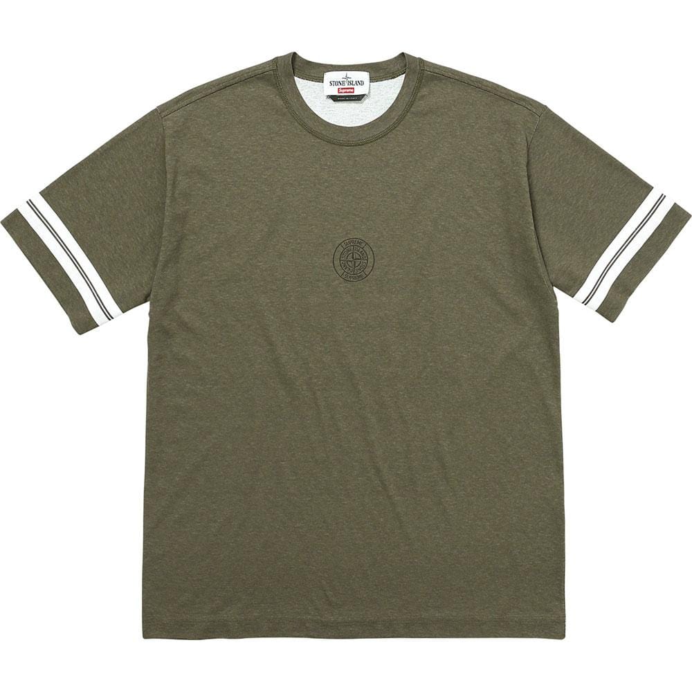 Supreme Stone Island S-S Top - Olive — XXS — Front View