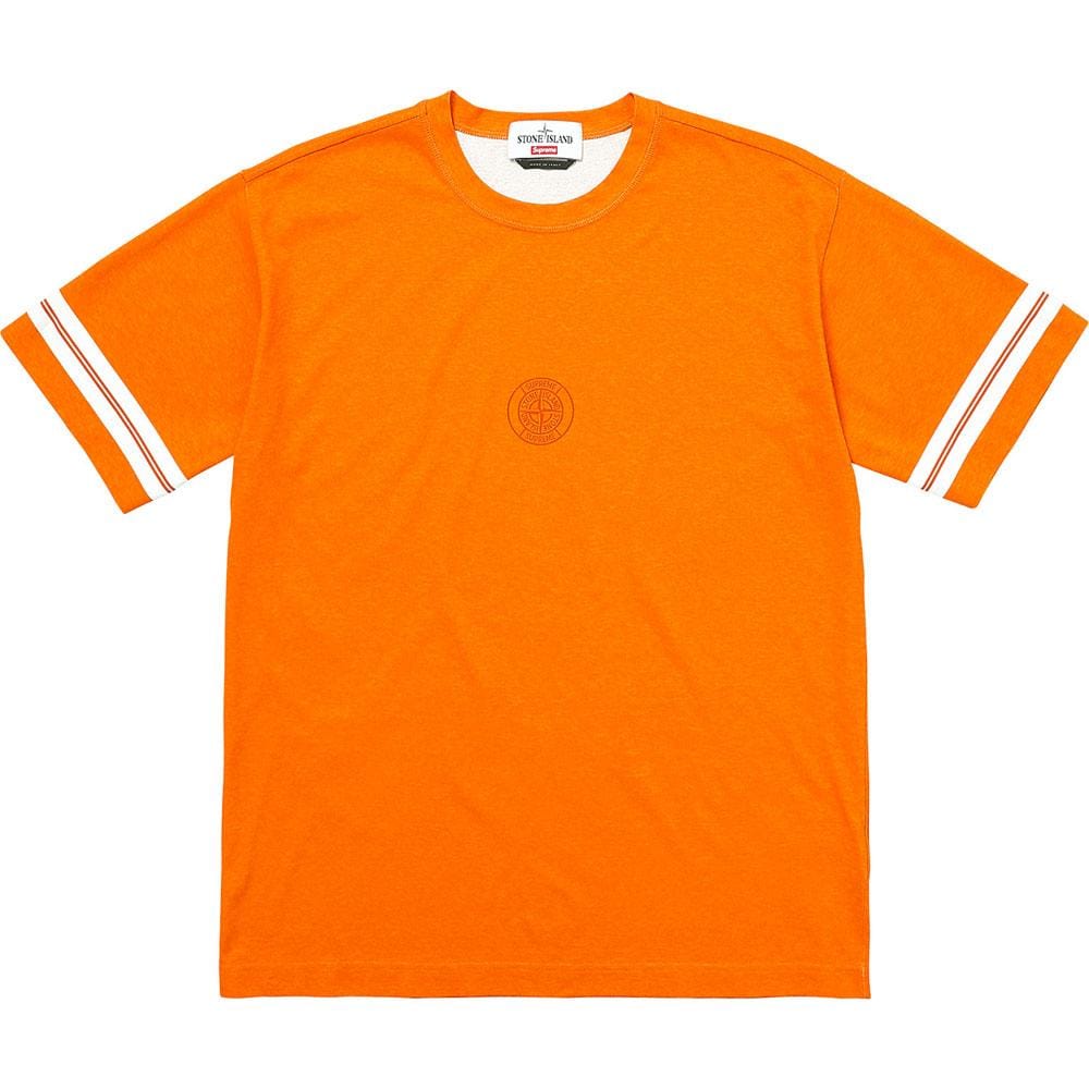 Supreme Stone Island S-S Top - Orange — XXS — Front View