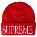 Supreme Studded Beanie Red — Front View
