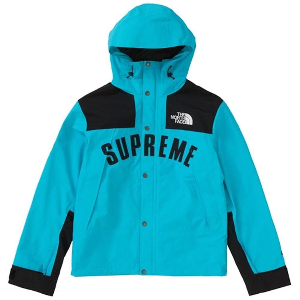 Supreme The North Face Arc Logo Mountain Parka Teal — XXS — Front View