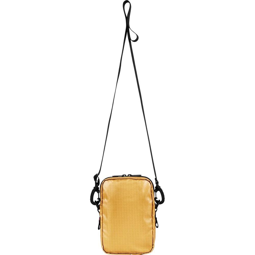 Supreme The North Face Metallic Shoulder Bag Gold — Side View
