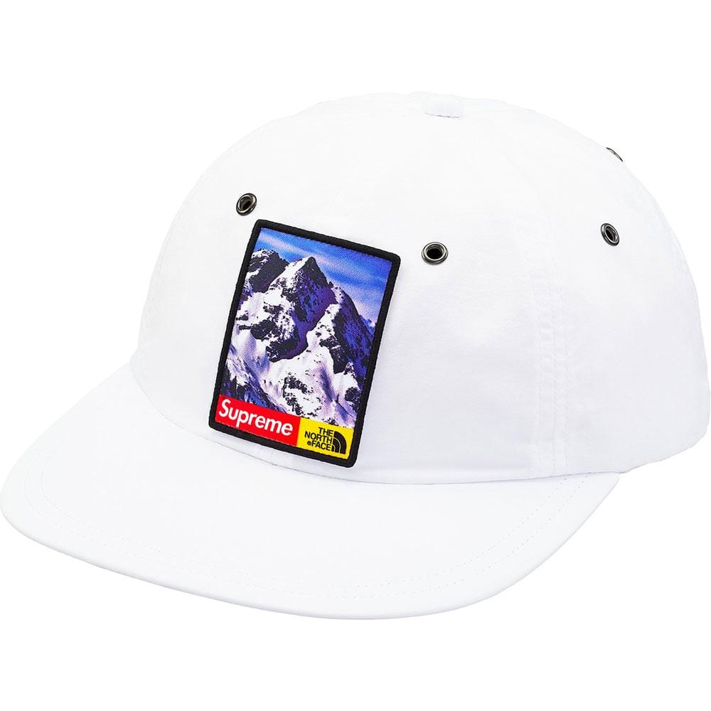 Supreme The North Face Mountain 6-Panel Hat - White — Front View