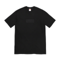 Supreme Tonal box Logo Tee 'Black' — XXS — Front View