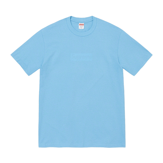 Supreme Tonal box Logo Tee 'Bright Blue' — XXS — Front View