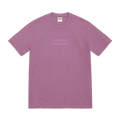 Supreme Tonal box Logo Tee 'Dusty Purple' — XXS — Front View