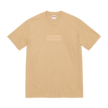 Supreme Tonal box Logo Tee 'Khaki' — XXS — Front View