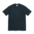 Supreme Tonal box Logo Tee 'Navy' — XXS — Front View