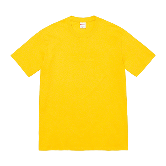 Supreme Tonal box Logo Tee 'Yellow' — XXS — Front View