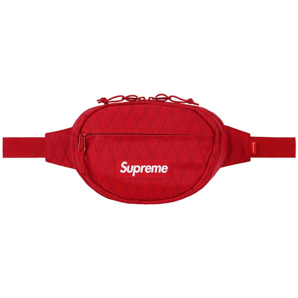 Supreme Waist Bag (FW18) Red — Front View