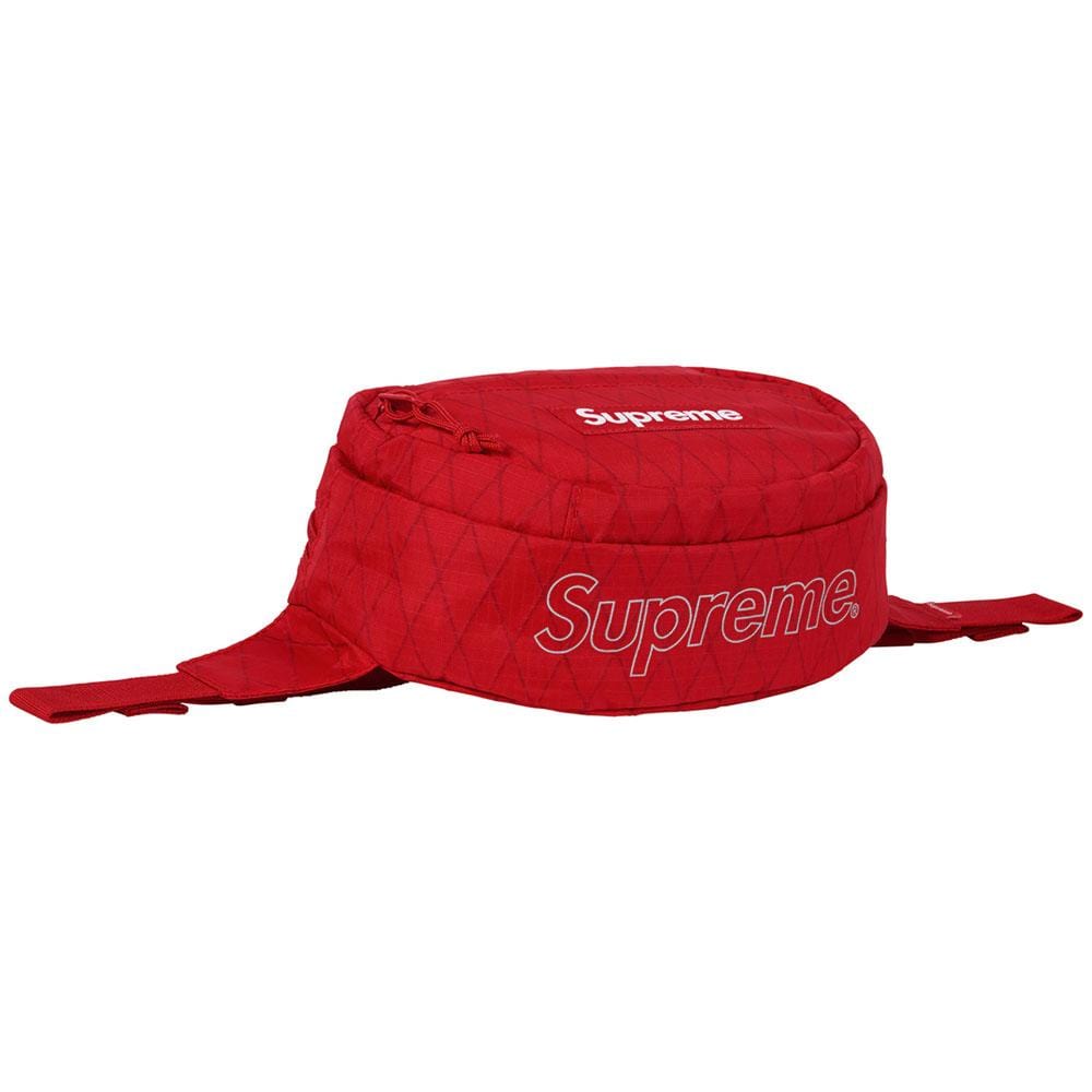 Supreme Waist Bag (FW18) Red — Side View