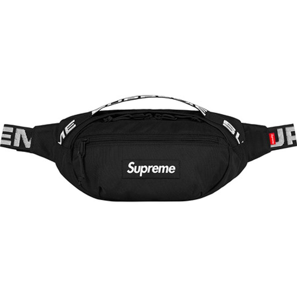 Supreme Waist Bag (SS18) Black — Front View