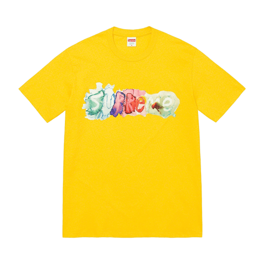 Supreme Watercolor Tee 'Yellow' — XXS — Front View