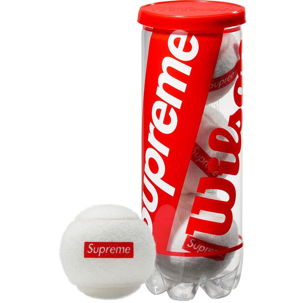 Supreme Wilson Tennis Balls White — Front View