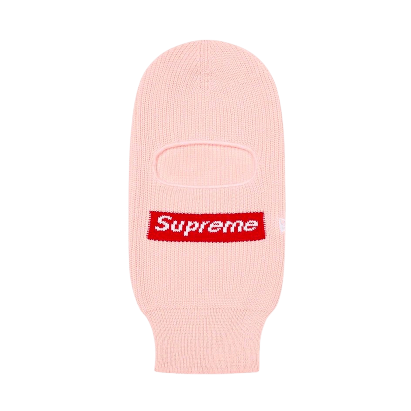 Supreme x New Era Box Logo Balaclava 'Pink' — Front View