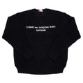 Supreme Comme des Garcons SHIRT Sweater Black — XXS — Front View