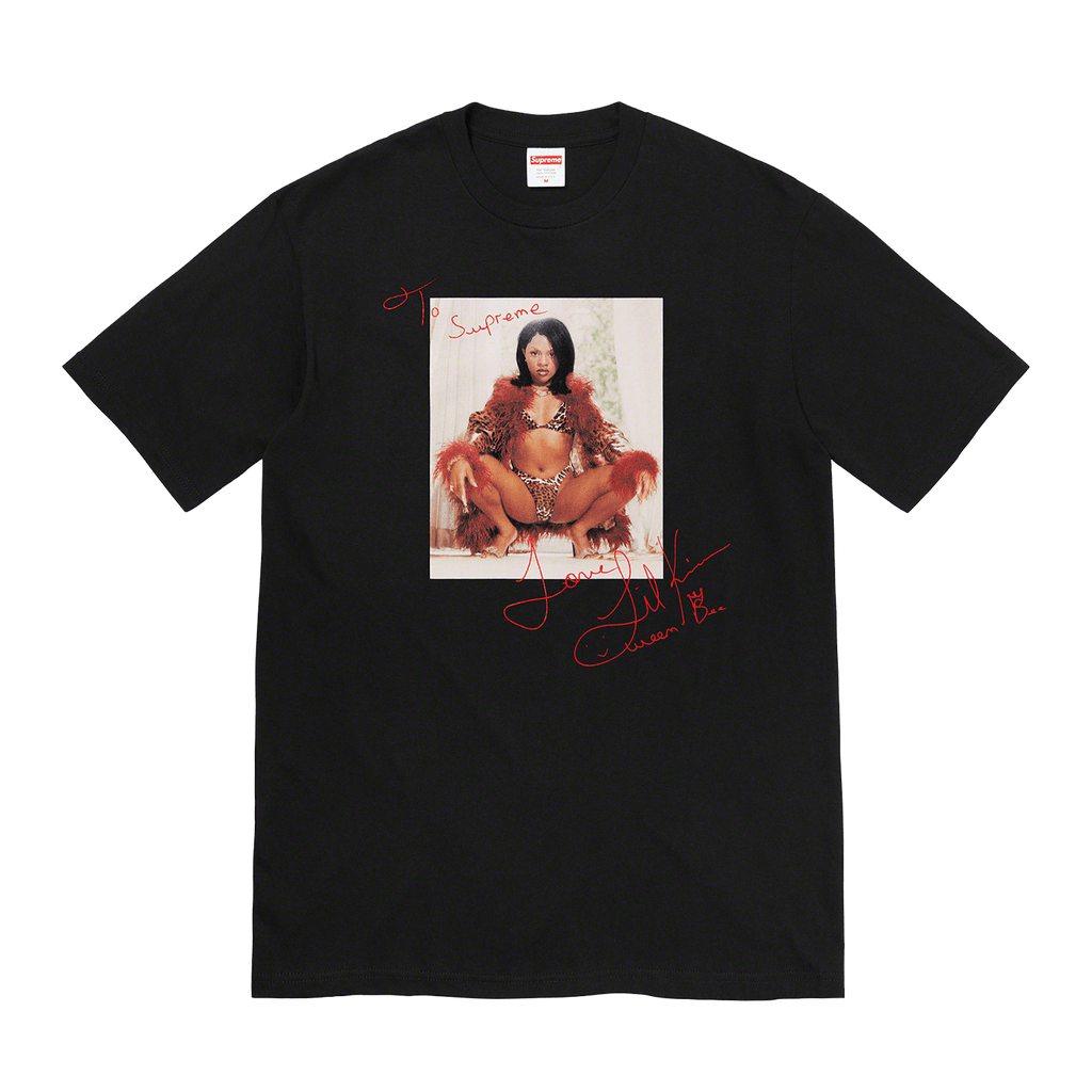 Supreme Lil Kim Tee Black — XXS — Front View