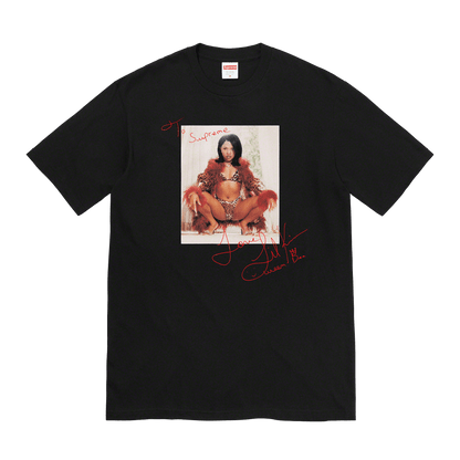Supreme Lil Kim Tee Black — XXS — Front View