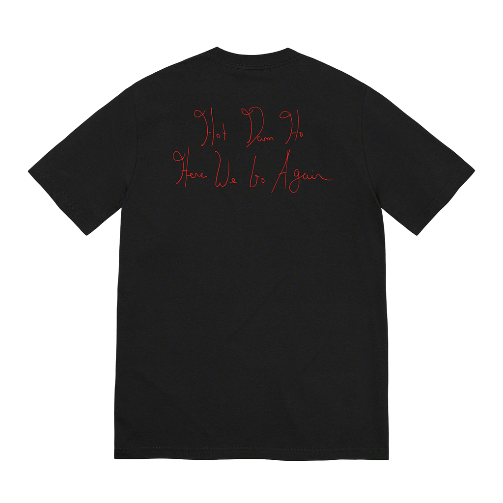 Supreme Lil Kim Tee Black — XXS — Side View