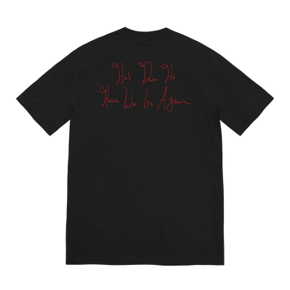 Supreme Lil Kim Tee Black — XXS — Side View