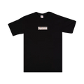 Supreme x Burberry Box Logo Tee 'Black' — XXS — Front View