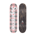 Supreme x Burberry Skateboard Deck Pink — Front View