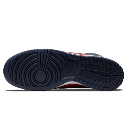 Supreme x Nike Dunk High SB 'By Any Means - Red Navy' — UK 3 | EU 35.5 | US 3.5 — Top View