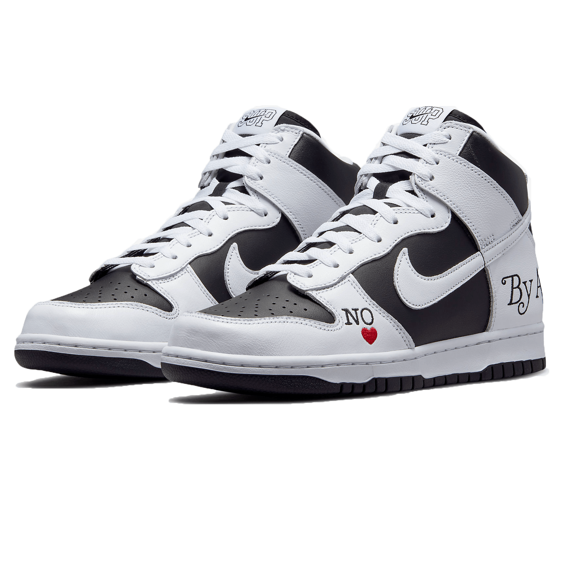 Supreme x Nike Dunk High SB 'By Any Means - Stormtrooper' — UK 3 | EU 35.5 | US 3.5 — Side View