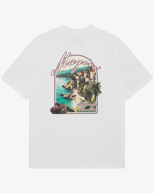 Magiri Sur Mur Printed T-Shirt 'White' — White — Size S — Side View