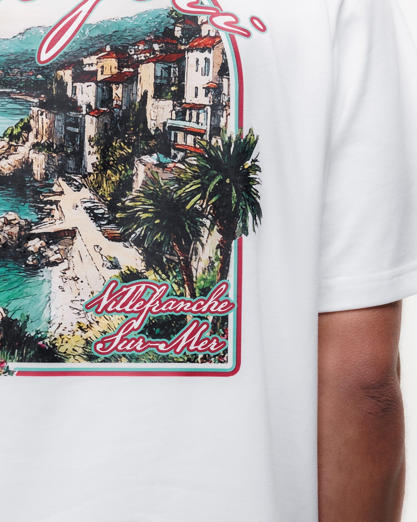 Magiri Sur Mur Printed T-Shirt 'White' — White — Size S — Alternate View 7