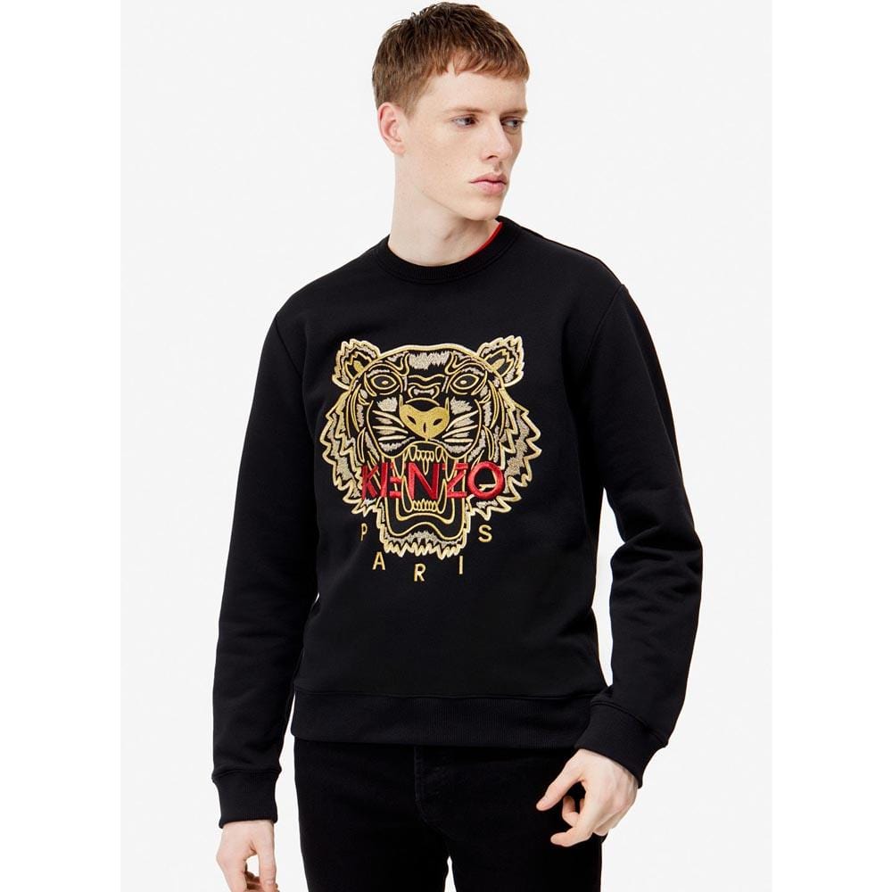 Kenzo Tiger Sweatshirt 'Exclusive Capsule' Black — XXS — Top View