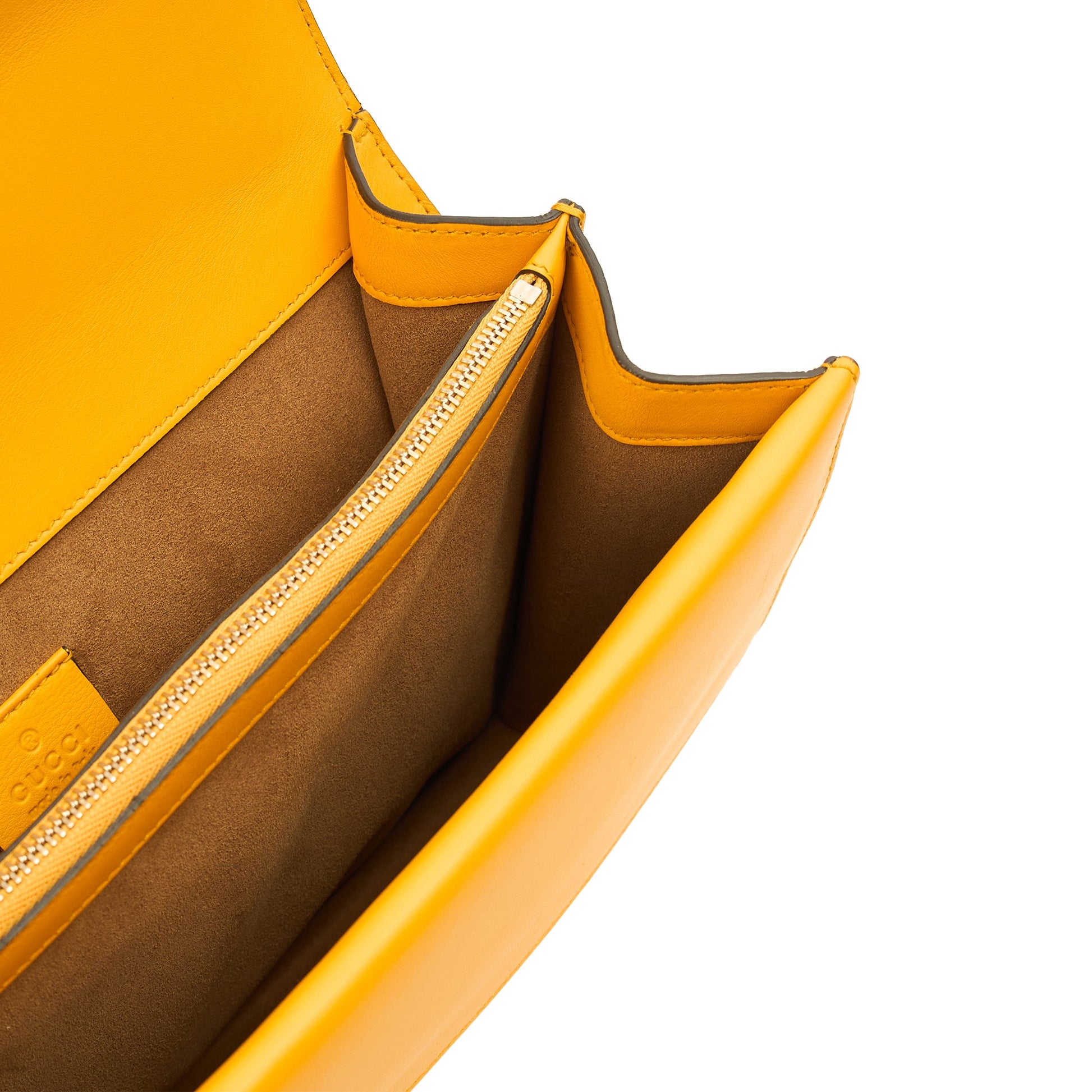 Gucci Shoulder Bag Dionysus - Medium in Yellow, Leather — Detail View
