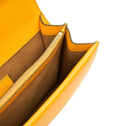 Gucci Shoulder Bag Dionysus - Medium in Yellow, Leather — Detail View