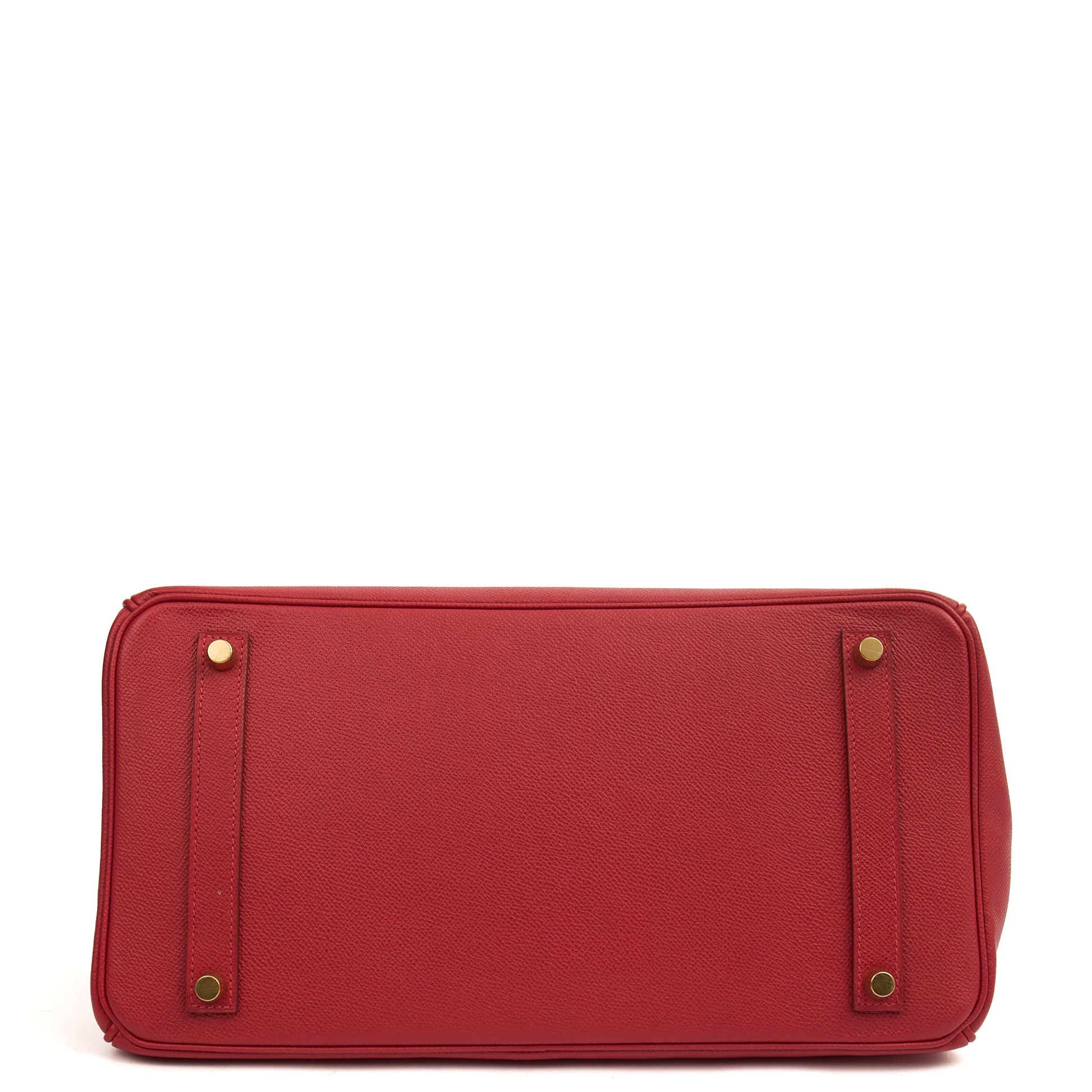 Hermes Birkin 35 in Rouge Casaque, Epsom Leather — Alternate View 16