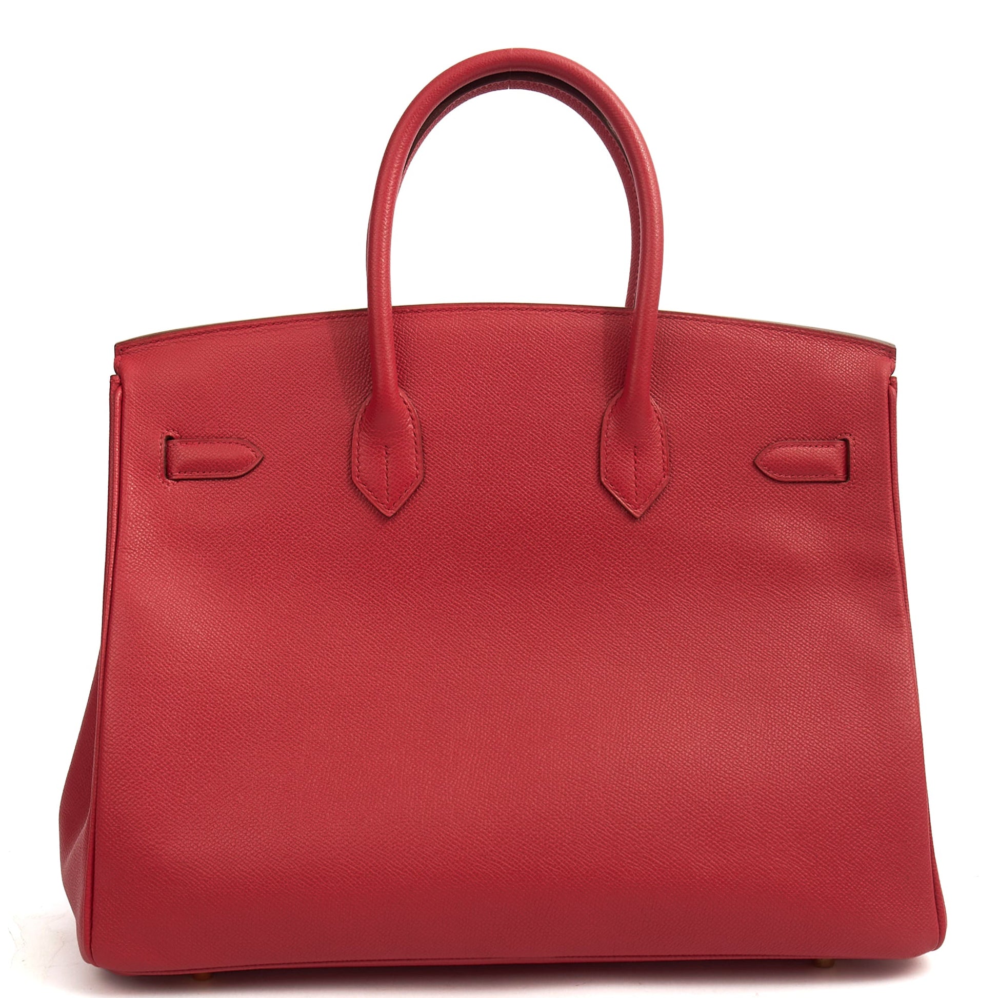 Hermes Birkin 35 in Rouge Casaque, Epsom Leather — Alternate View 26