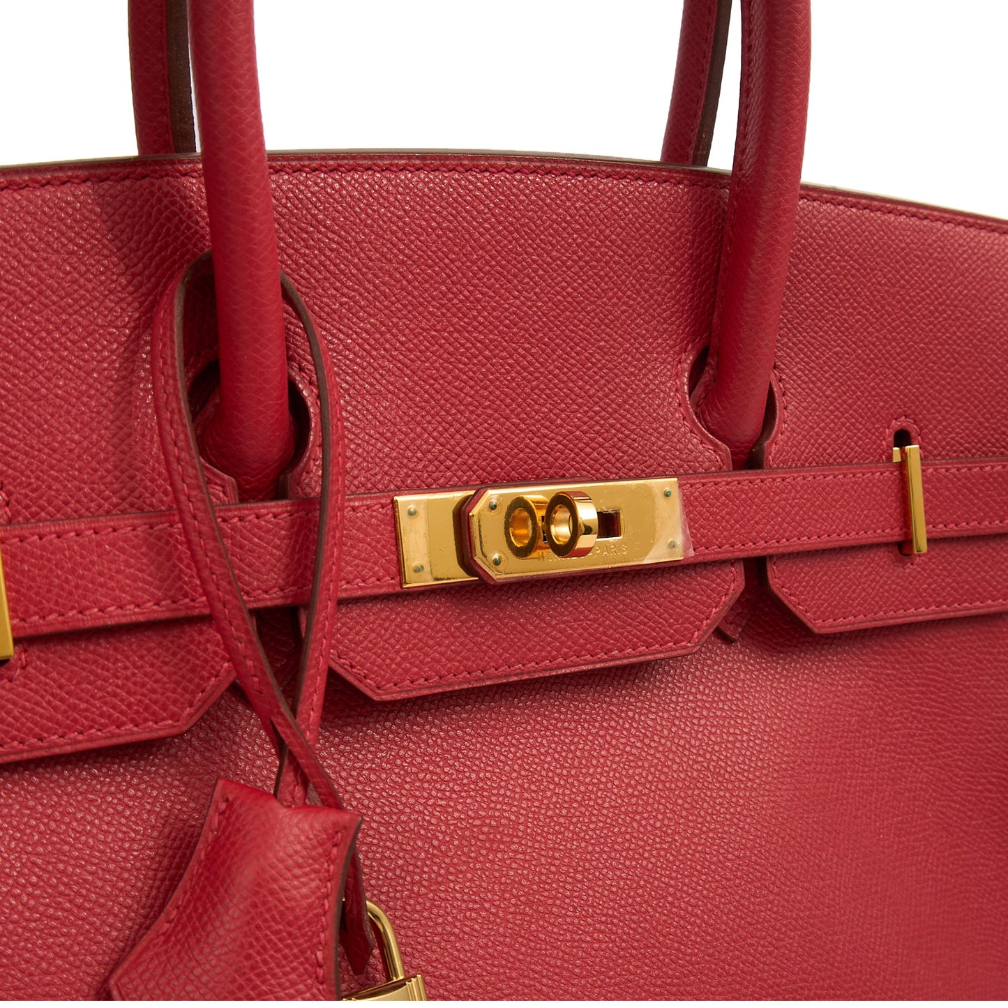 Hermes Birkin 35 in Rouge Casaque, Epsom Leather — Alternate View 24