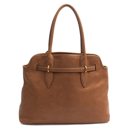Miu Miu Tote Tote in Brown, Leather — Top View