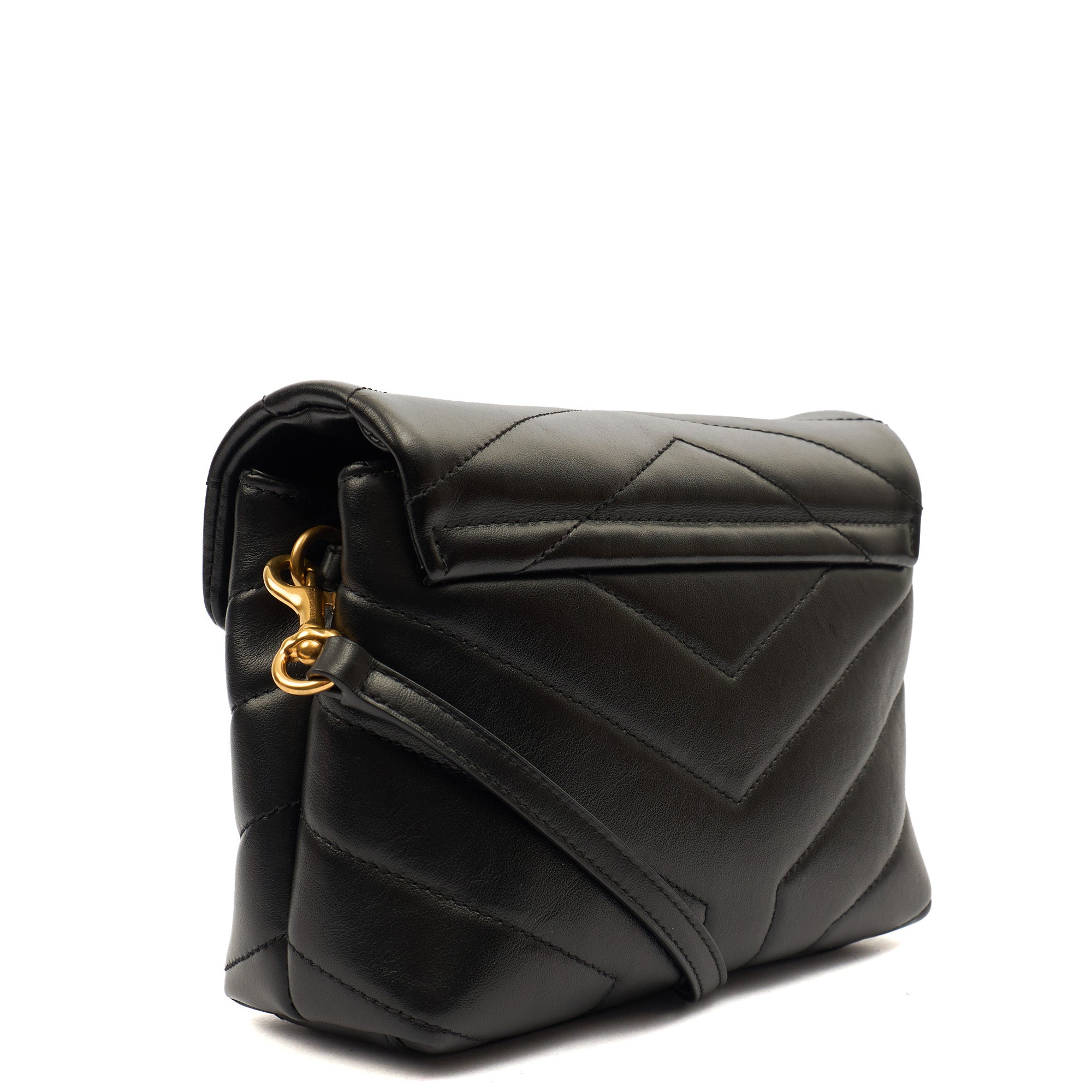 Saint Laurent Cross Body LouLou - Toy in Black, Leather — Alternate View 10