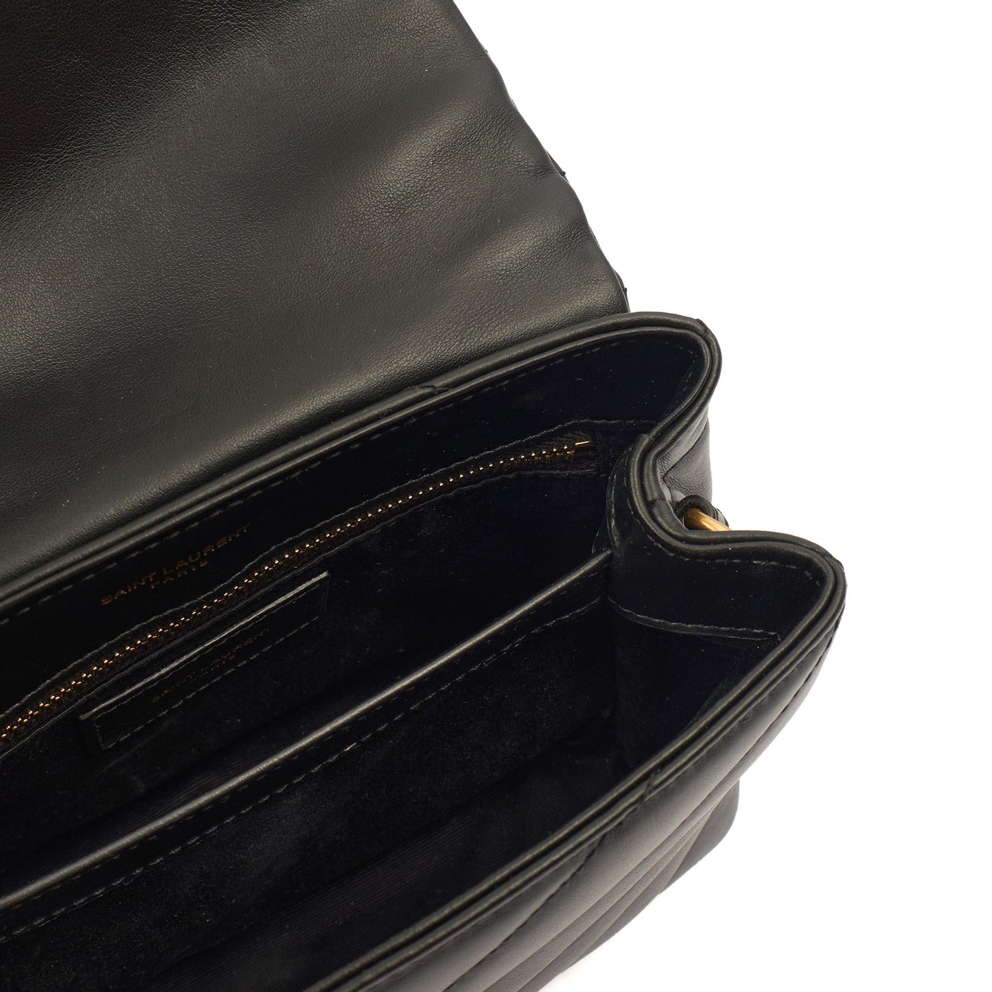 Saint Laurent Cross Body LouLou - Toy in Black, Leather — Alternate View 14