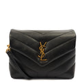 Saint Laurent Cross Body LouLou - Toy in Black, Leather — Front View