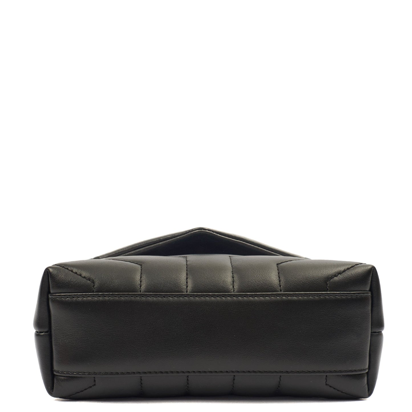 Saint Laurent Cross Body LouLou - Toy in Black, Leather — Detail View